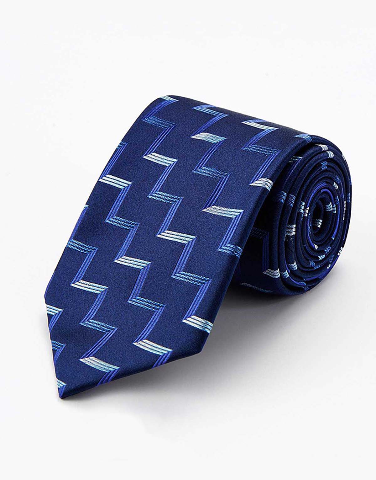 Men's Mulberry Silk Jacquard Business Tie-t16